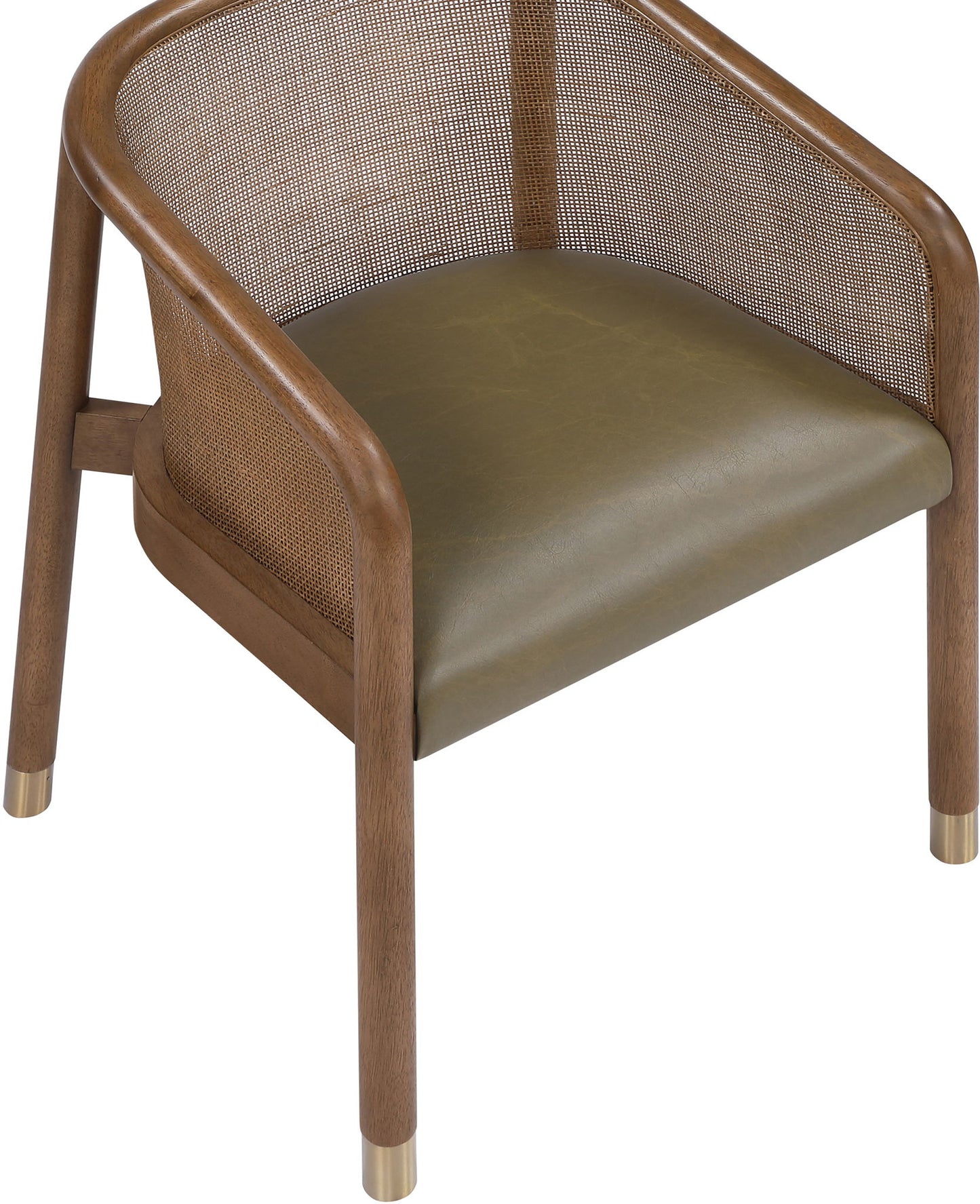 Sylvan - Vegan Leather Dining Chair (Set of 2) - Brown Frame