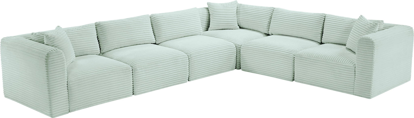 Shaggy - 6 Piece Modular Corner Sectional