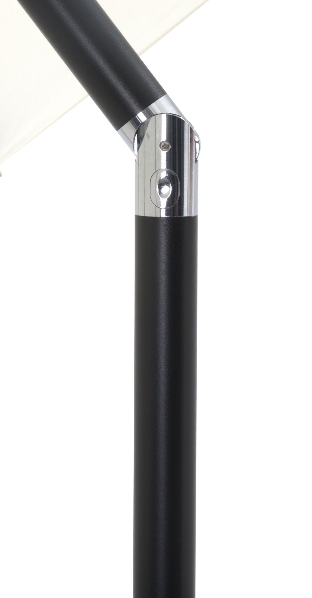 Amalfi - Aluminum Patio Umbrella - Light Brown Base / Black Pole