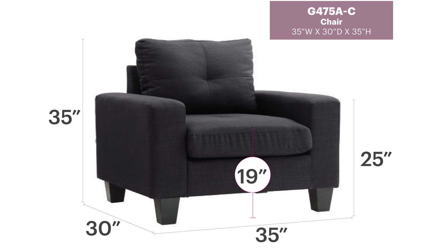 Glory Furniture - Newbury - Club Chair