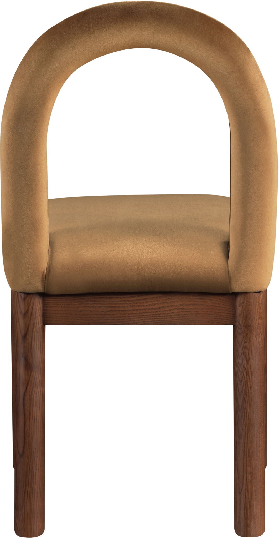 Conrad - Velvet Dining Chair With Brown Legs