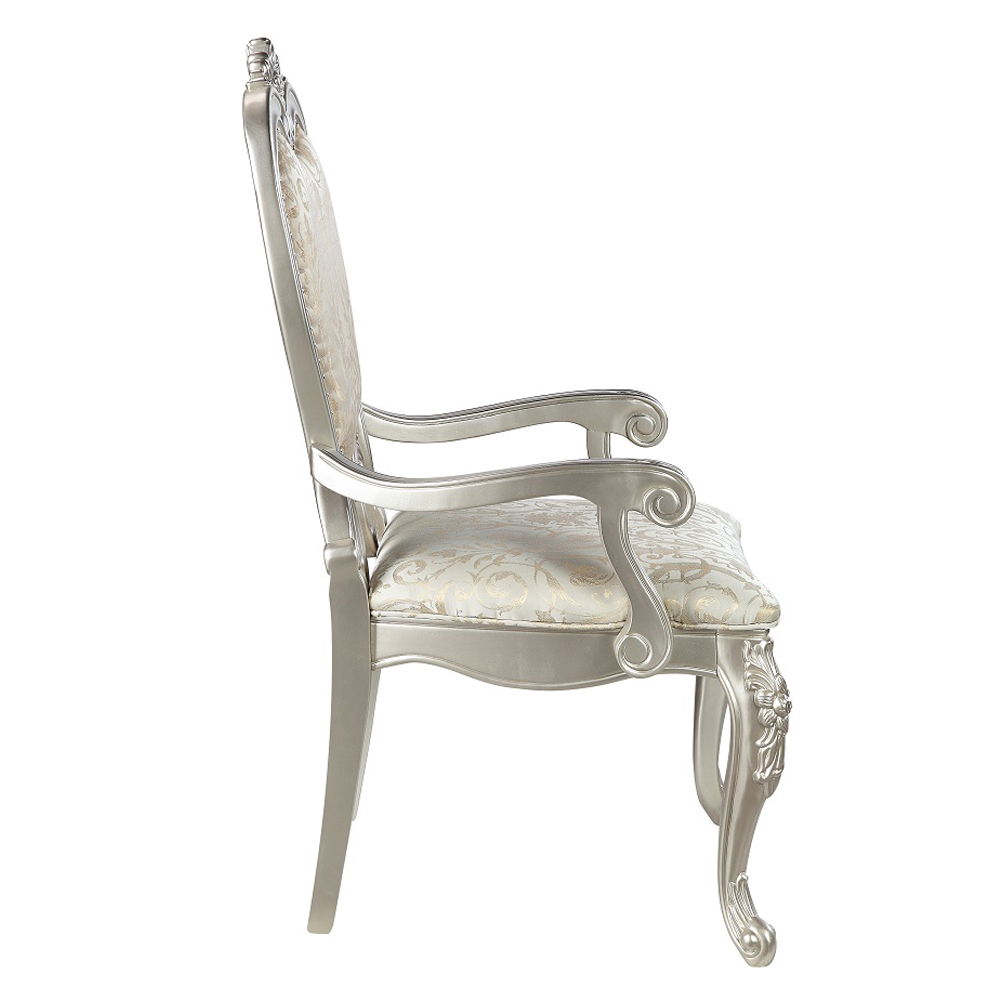 Bently - Arm Chair (Set of 2) - Fabric & Champagne