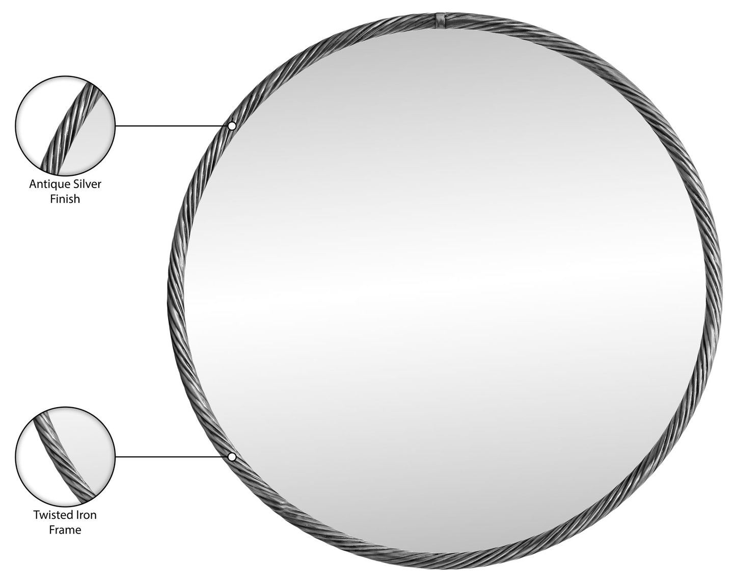 Avara - Round Mirror