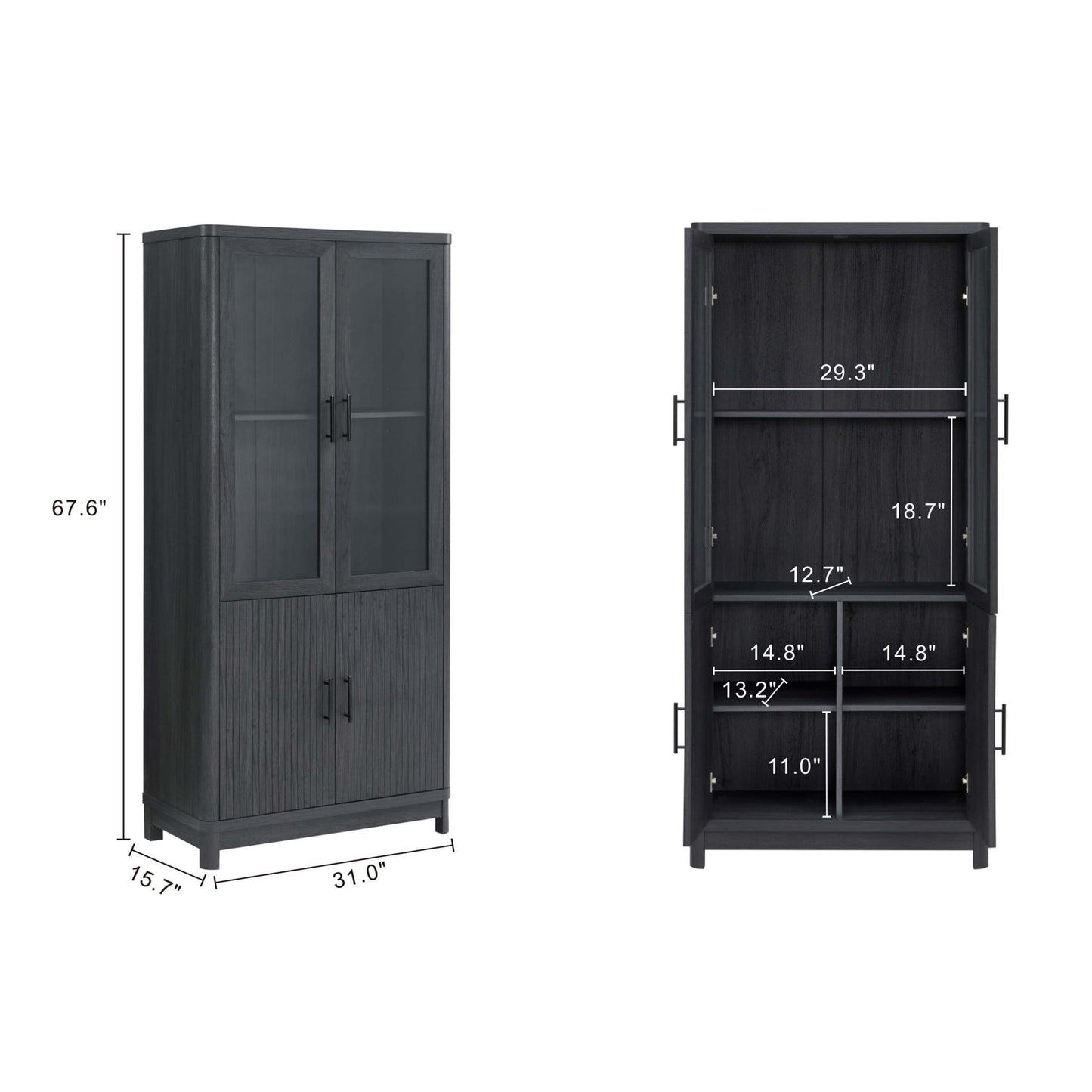 Manhattan Jodie - Bookcase Cabinet