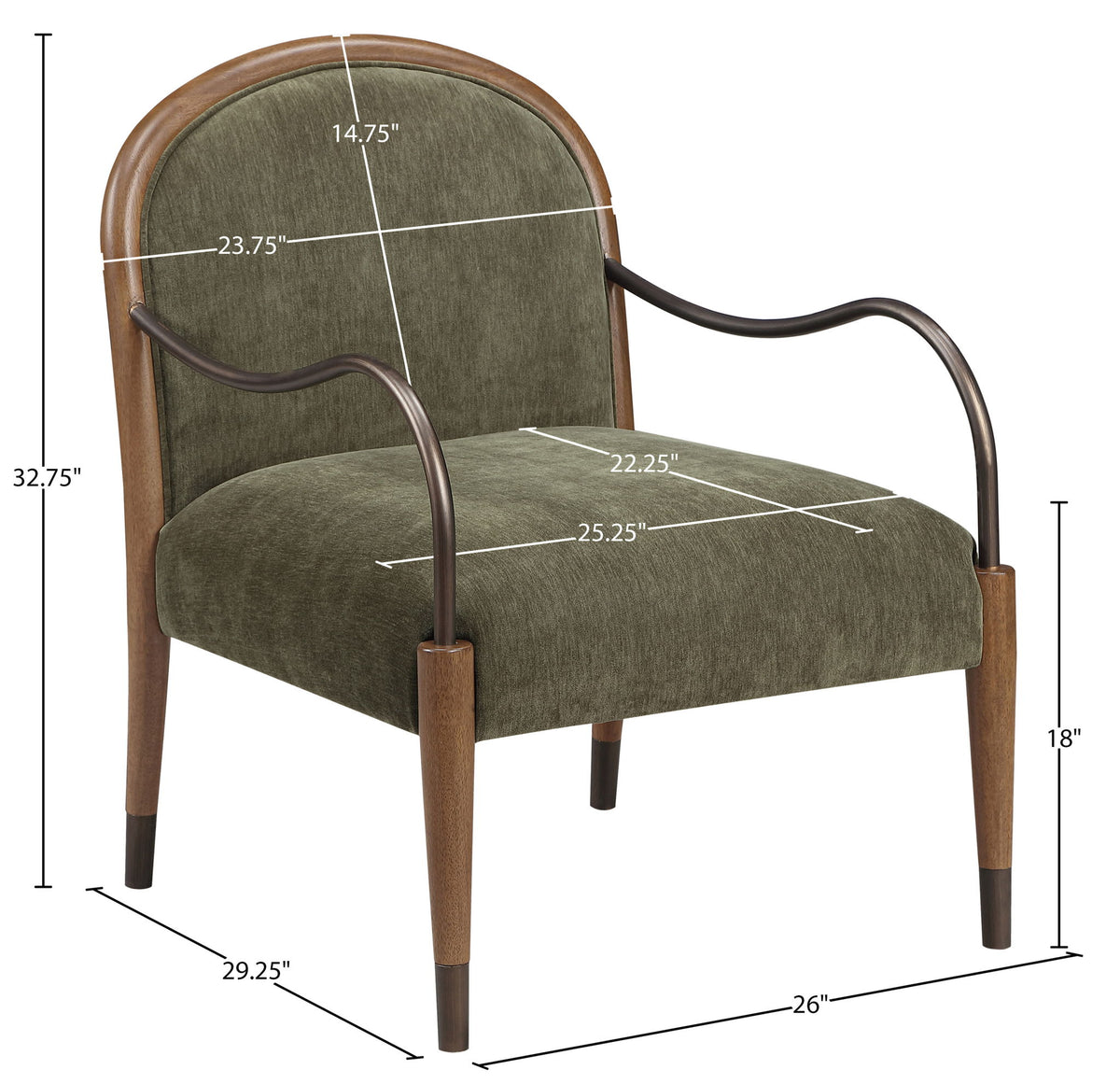 Cambria - Fabric Upholstered Accent Chair