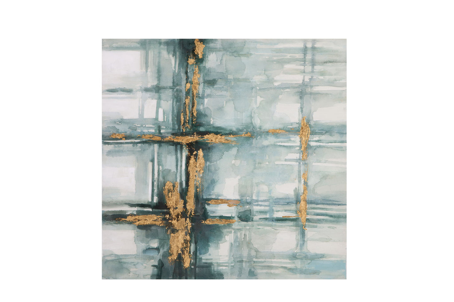 Mulligan Canvas Art - Gold