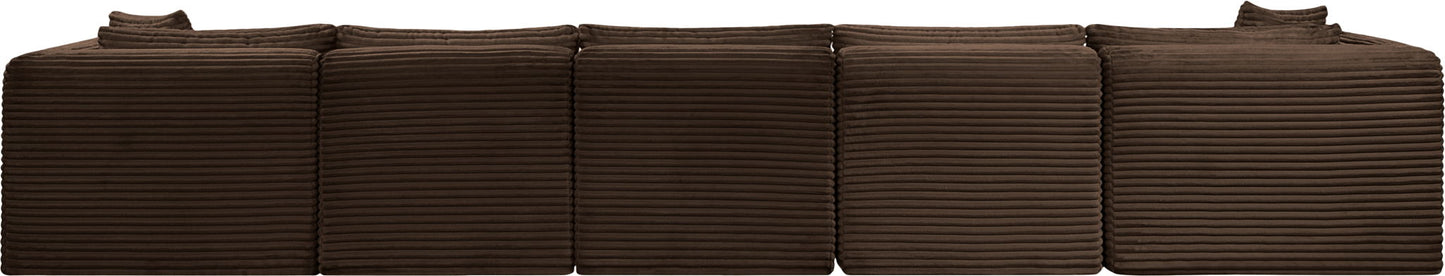 Shaggy - 7 Piece Modular Sectional With 2 Ottomans