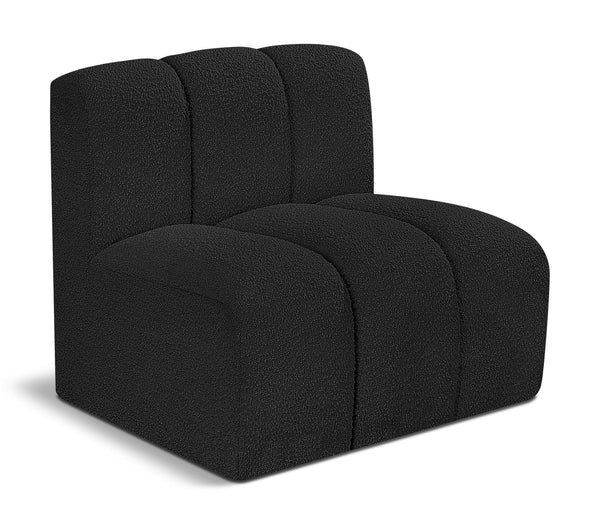 Arc - Boucle Fabric Straight Chair