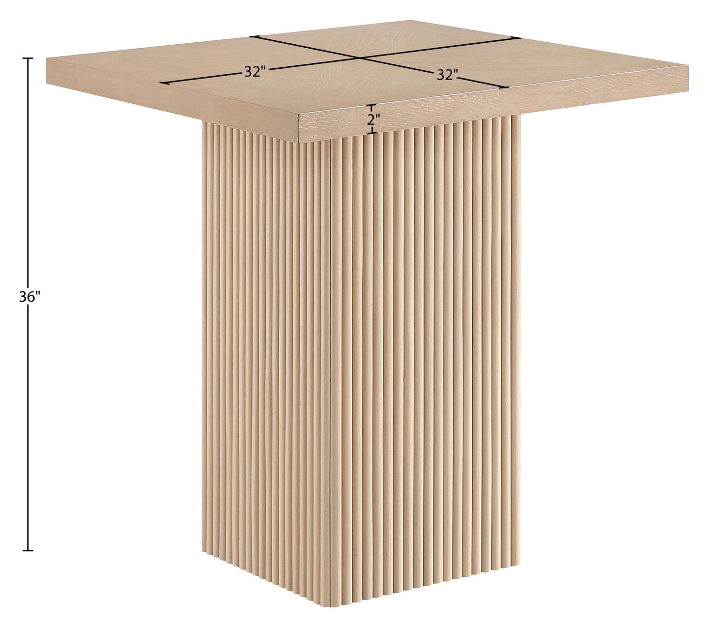 Belinda - Oak Veneer And Solid Wood Table