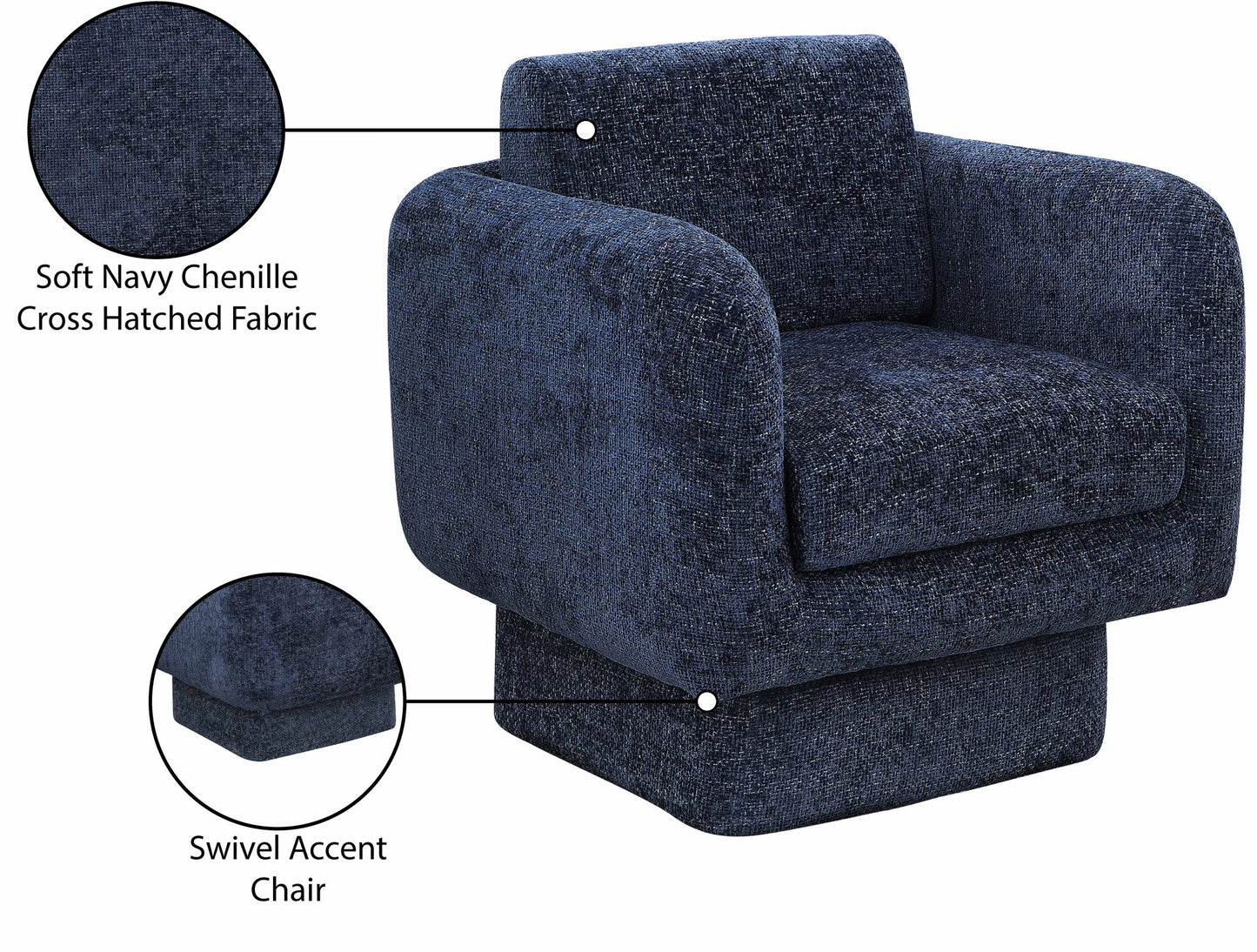 Alessandra - Swivel Accent Chair