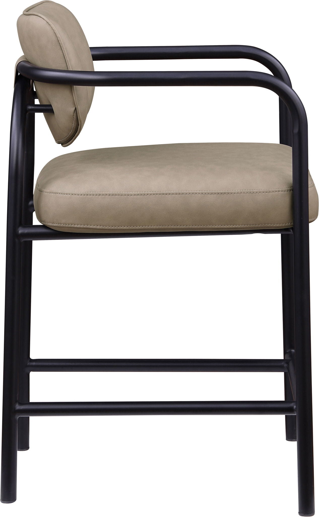 Serava - Vegan Leather Upholstered Bar Stool