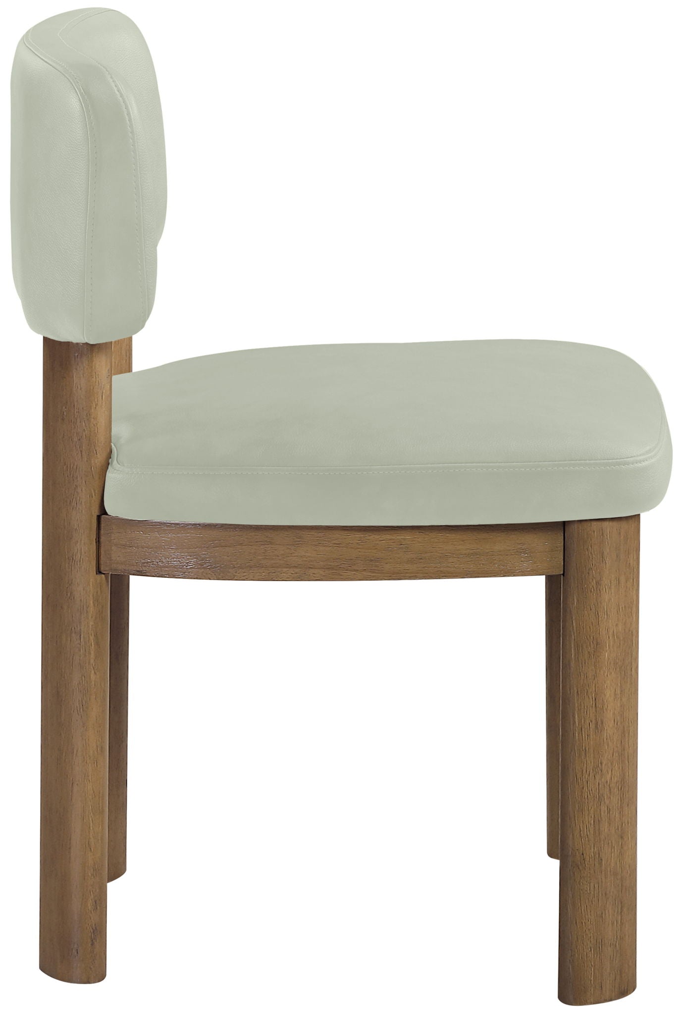 Paloma - Vegan Leather Upholstered Dining Chair (Set of 2) - Brown Frame
