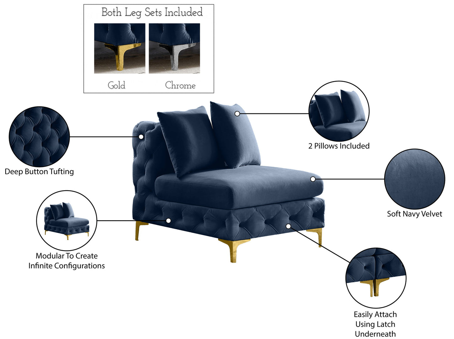 Tremblay - Armless Chair