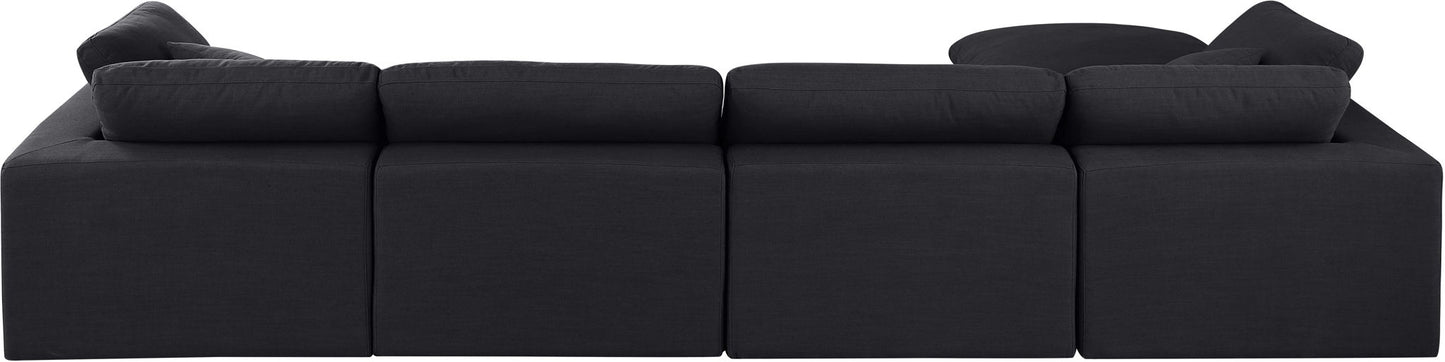 Comfy - 5 Piece Linen Modular Sectional With Chaise