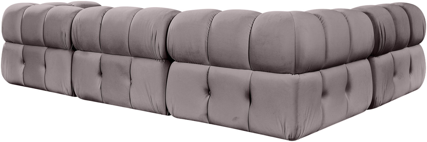 Orin - Fabric Velvet 4 Piece Modular Sectional