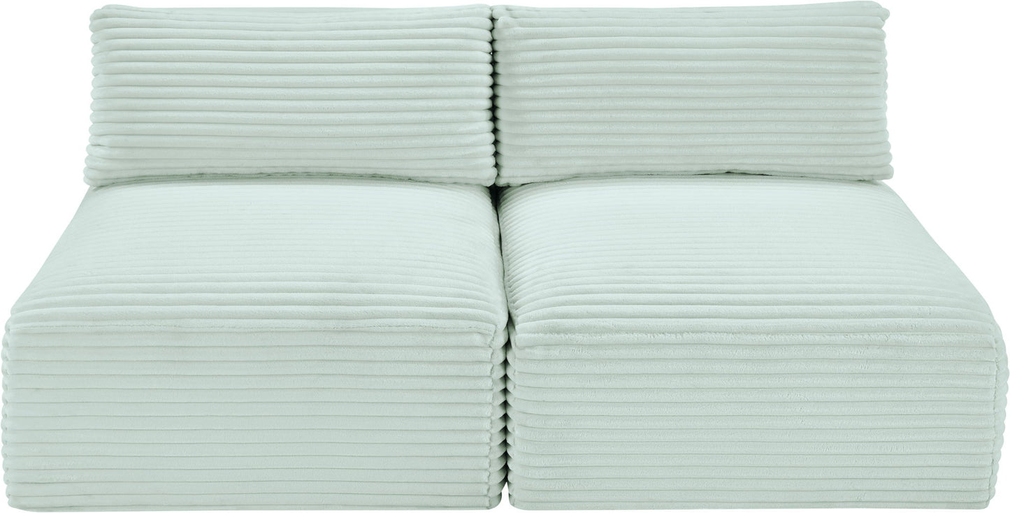 Shaggy - 2 Seat Modular Armless Sofa