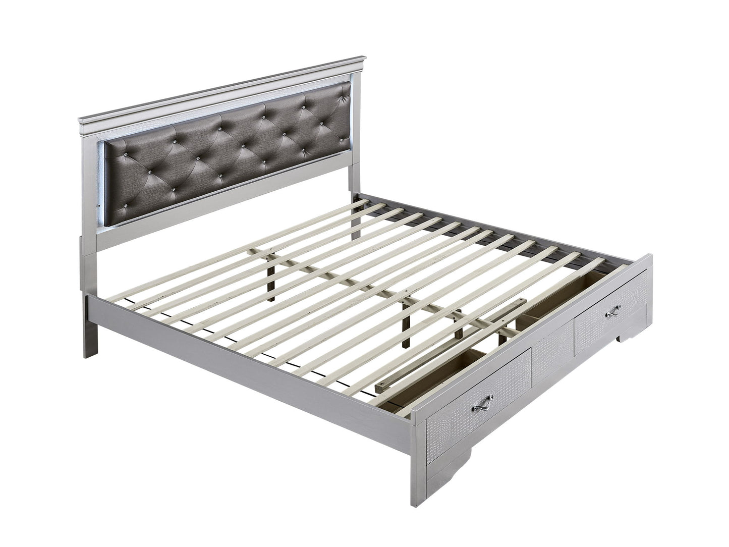 Glory Furniture - Lorana - Storage Bed With LED