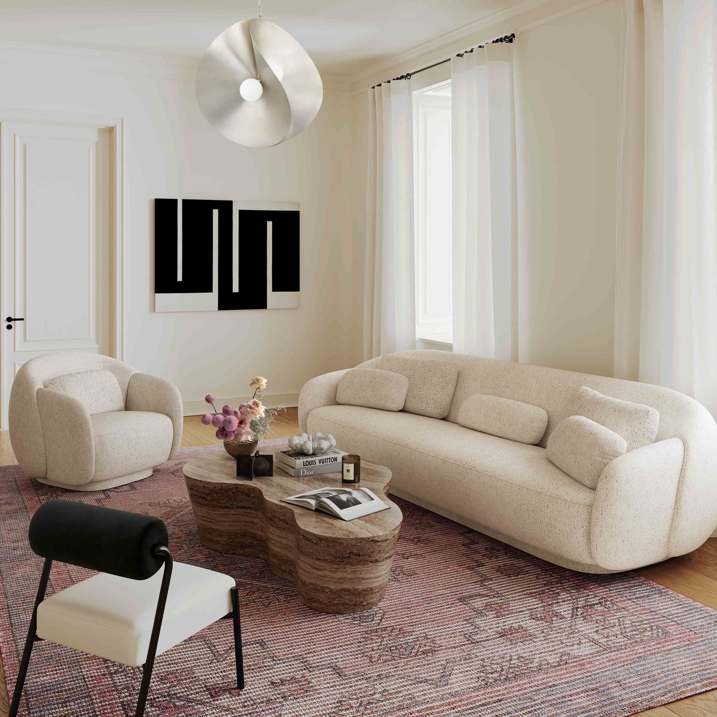 Misty - Boucle Accent Chair