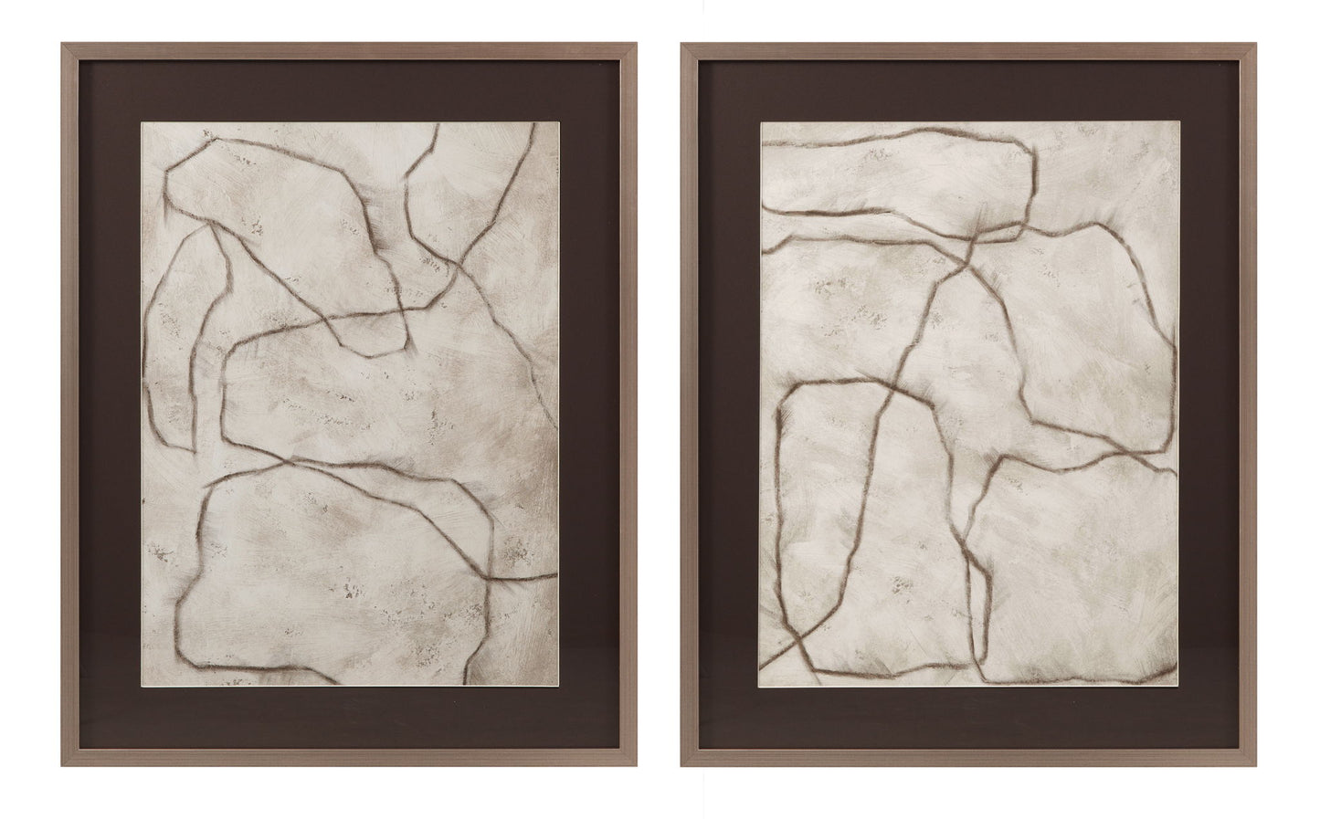 Conversations In The Present Framed Print - Gray / Off White