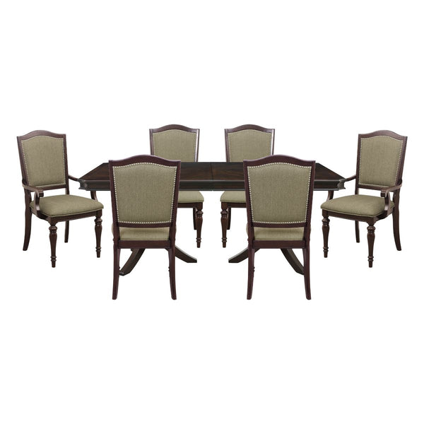 Marston 7pc set (TABLE + 2 ARM CHAIRS + 4 SIDE CHAIRS)