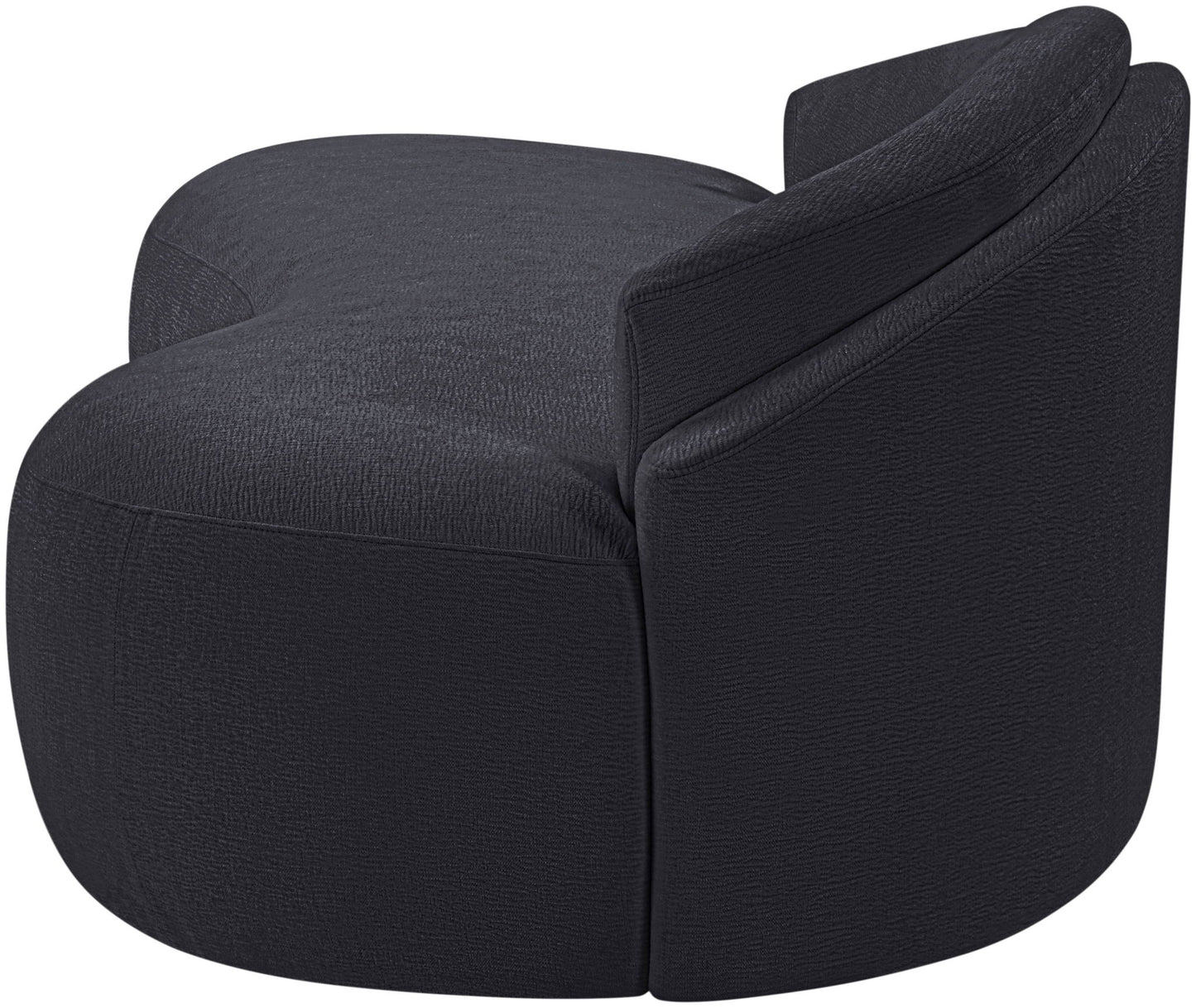 Caspian - Chenille Fabric Upholstered Loveseat