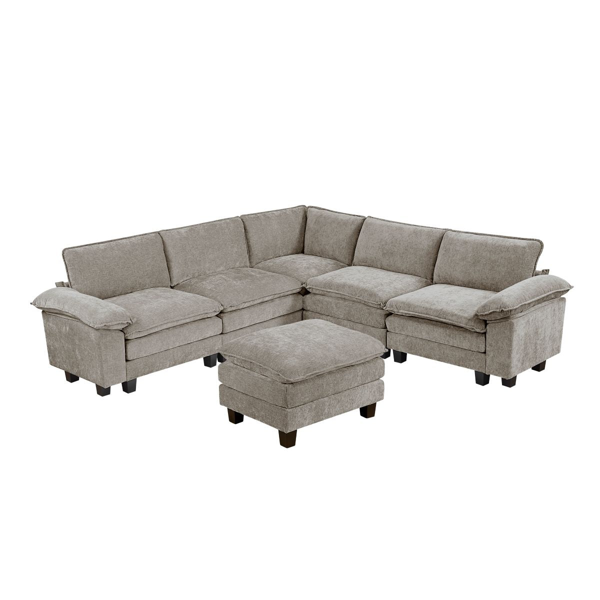 Dublin 6-Piece Modular Sectional with Ottoman