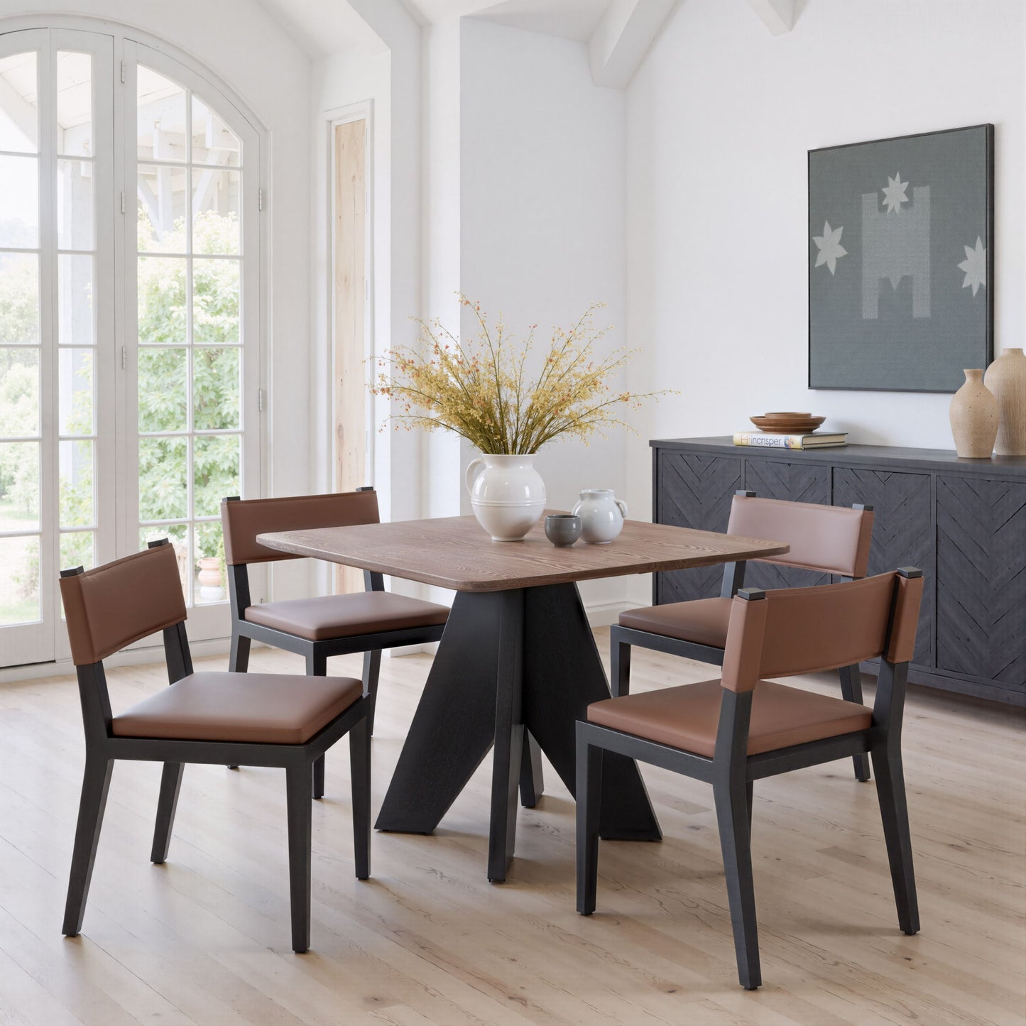 Roxas - Dining Chair (Set of 2) - Brown