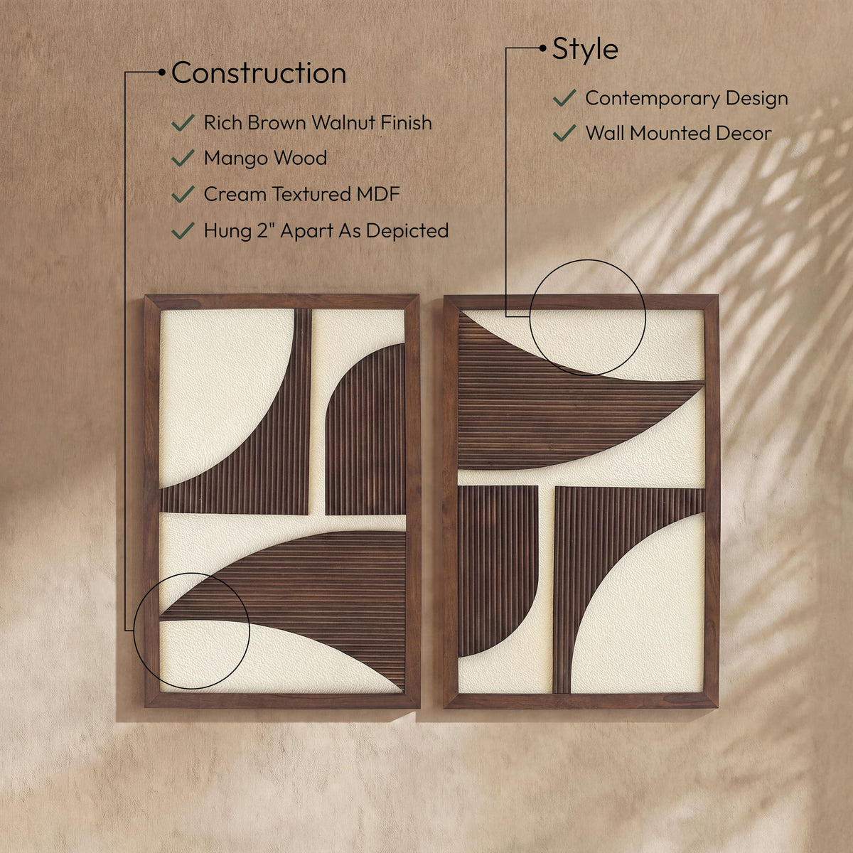Cadence - 2 Piece Wall Art
