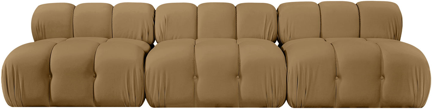 Orin - Velvet 3 Piece Modular Sofa