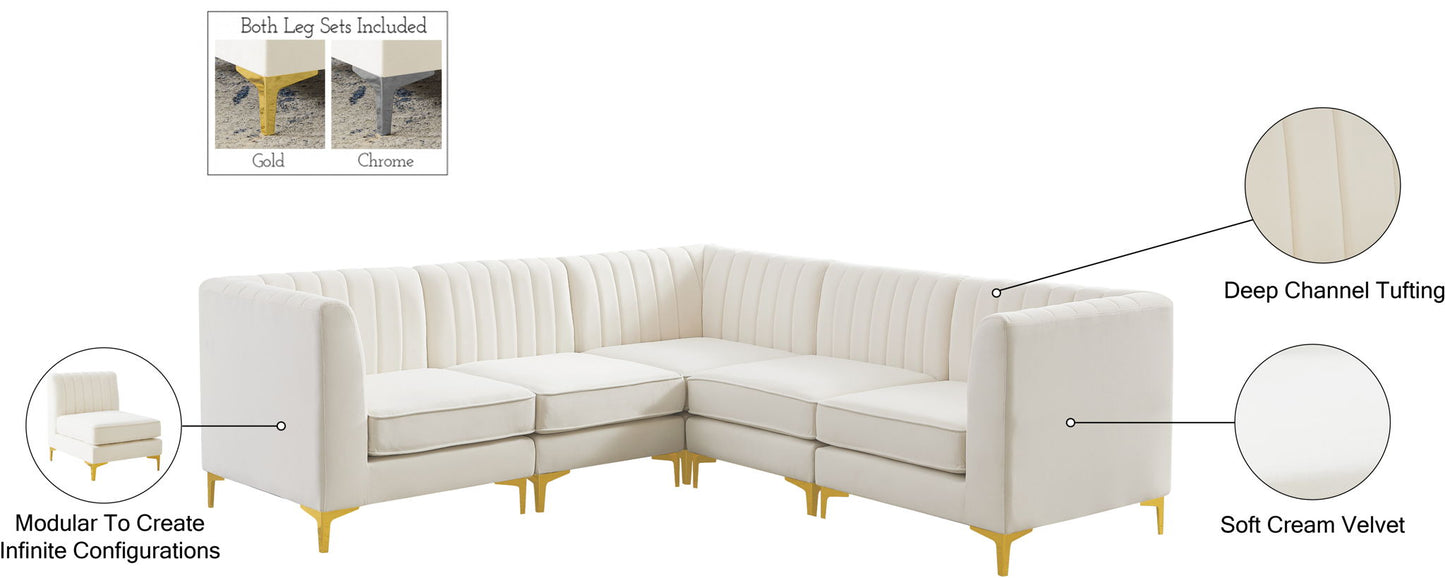 Alina - 5 Piece Modular Corner Sectional