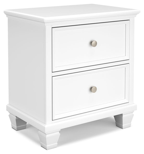Fortman - Two Drawer Night Stand - White