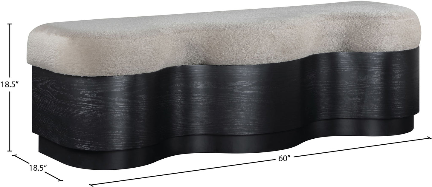 Savoy - Bench With Black Base