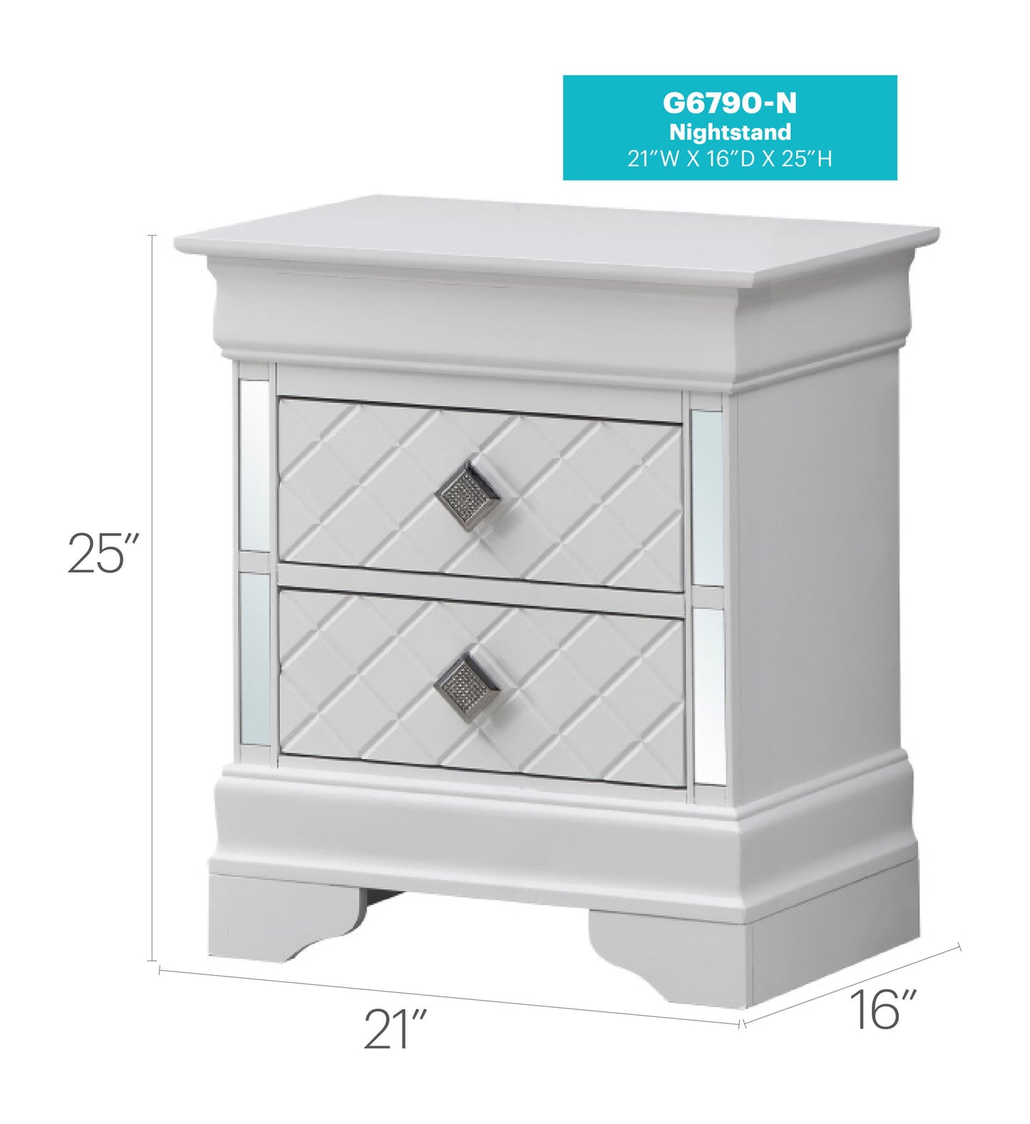 Glory Furniture - Verona - Nightstand