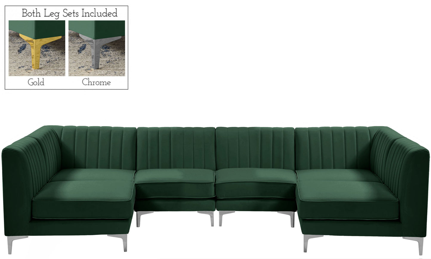 Alina - 6 Piece Modular U-Shaped Sectional