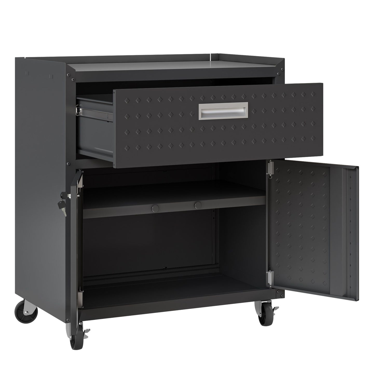 Manhattan Fortress - Rolling Garage Cabinet