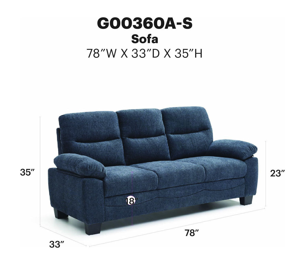 Glory Furniture - Summerton - Sofa