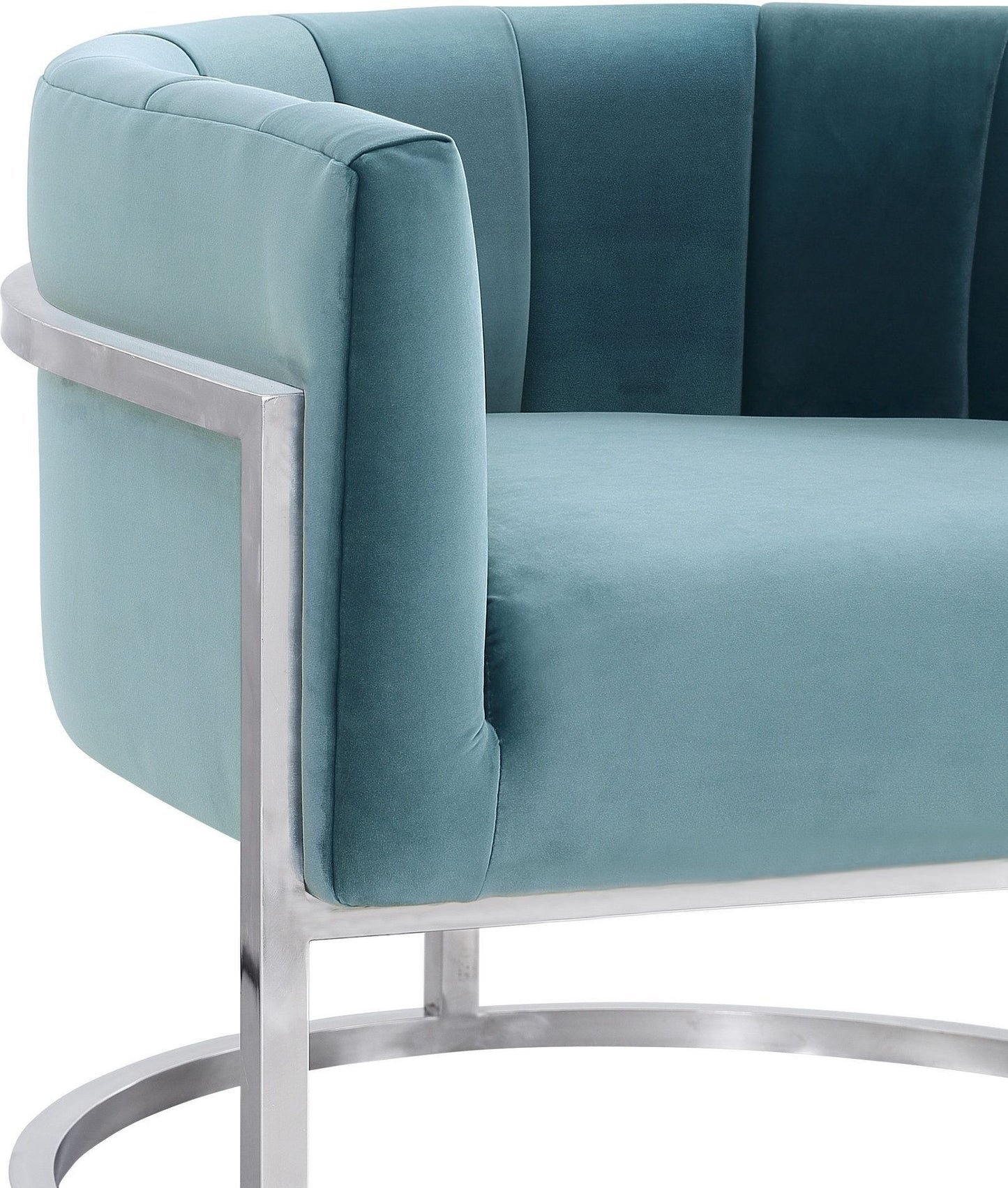 Magnolia - Chair with Silver Base