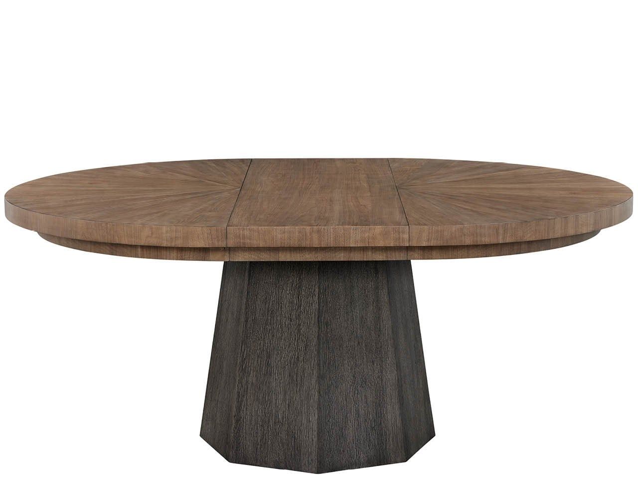 Modern / Mist & Veil - Round Dining Table - Haze