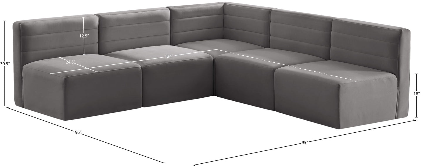 Quincy - 5 Piece Modular Sectional