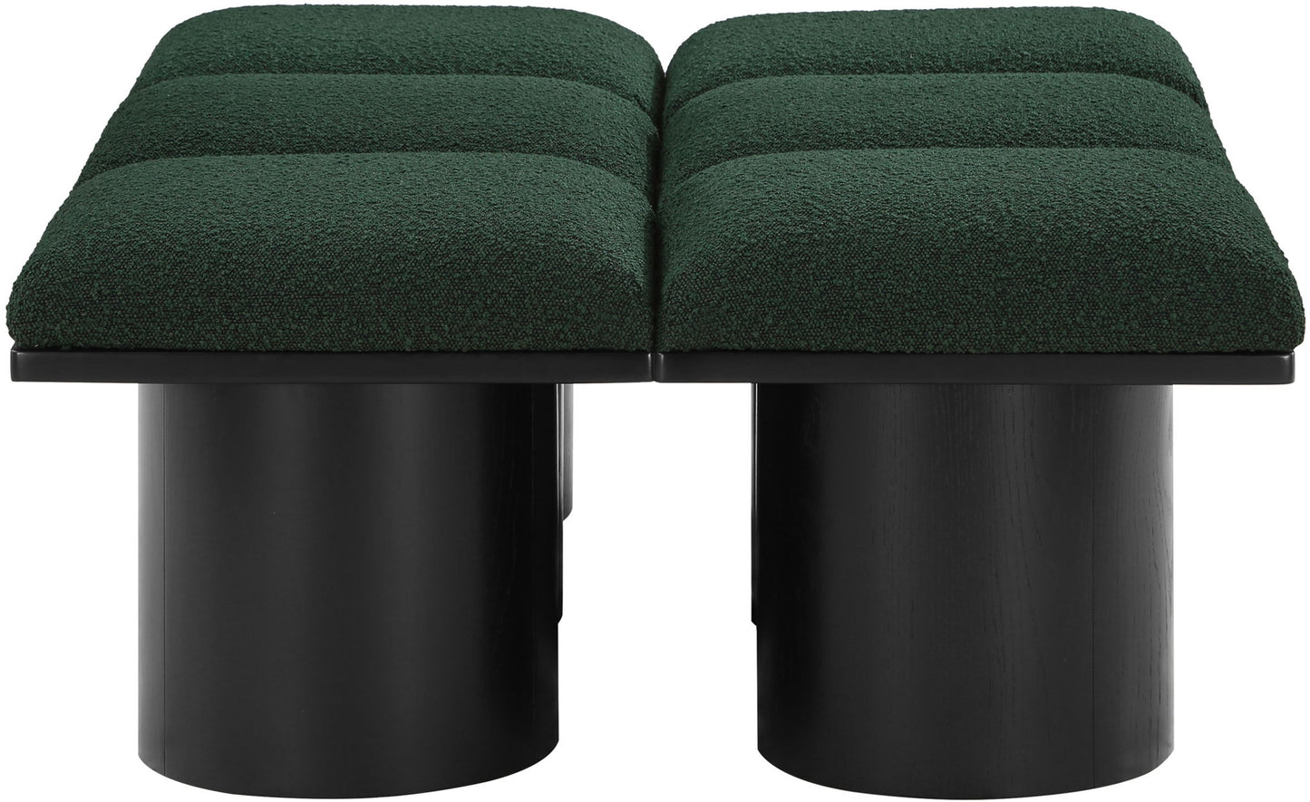 Pavilion - 6 Piece Modular Bench With Black Base