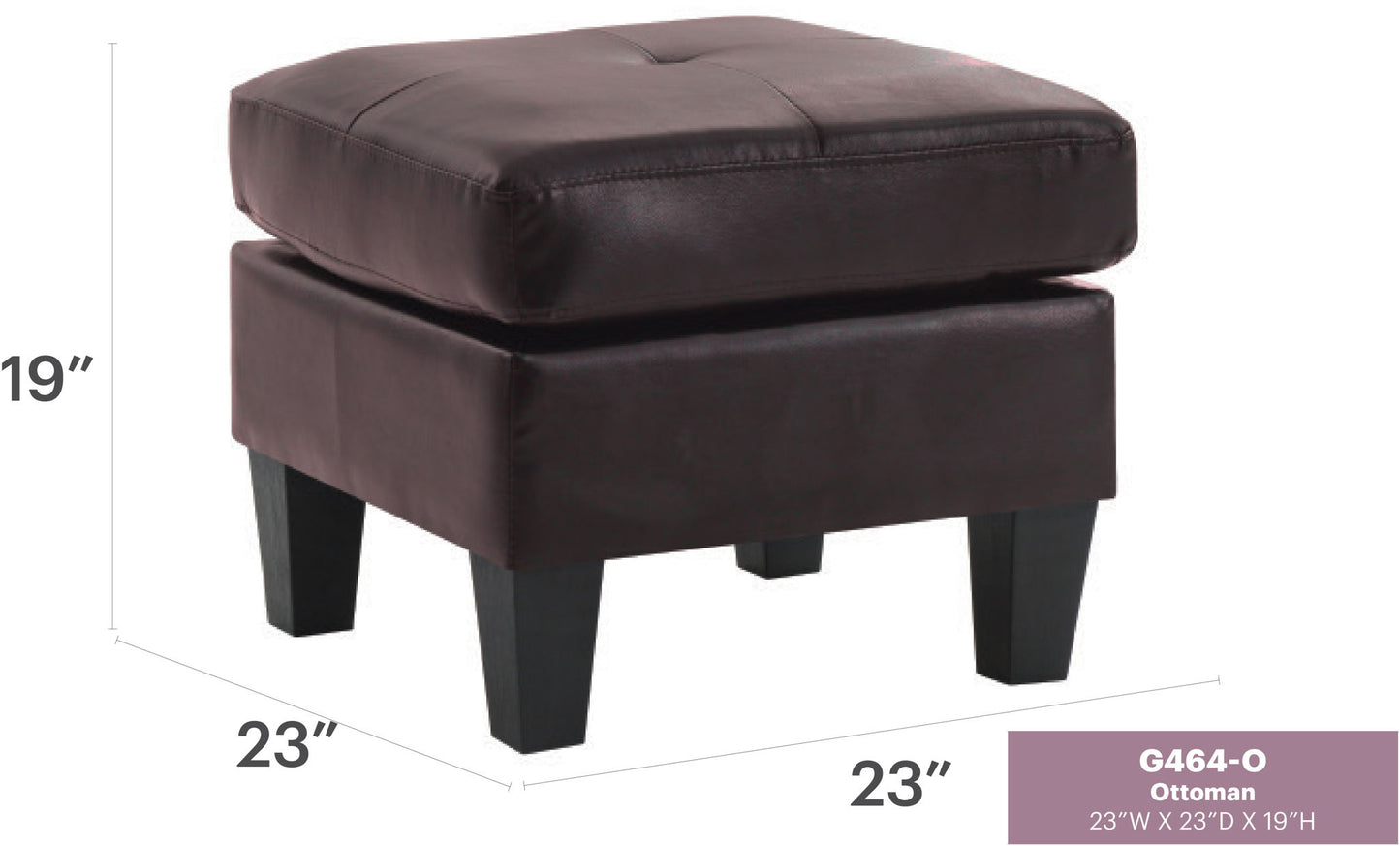 Glory Furniture - Newbury - Ottoman