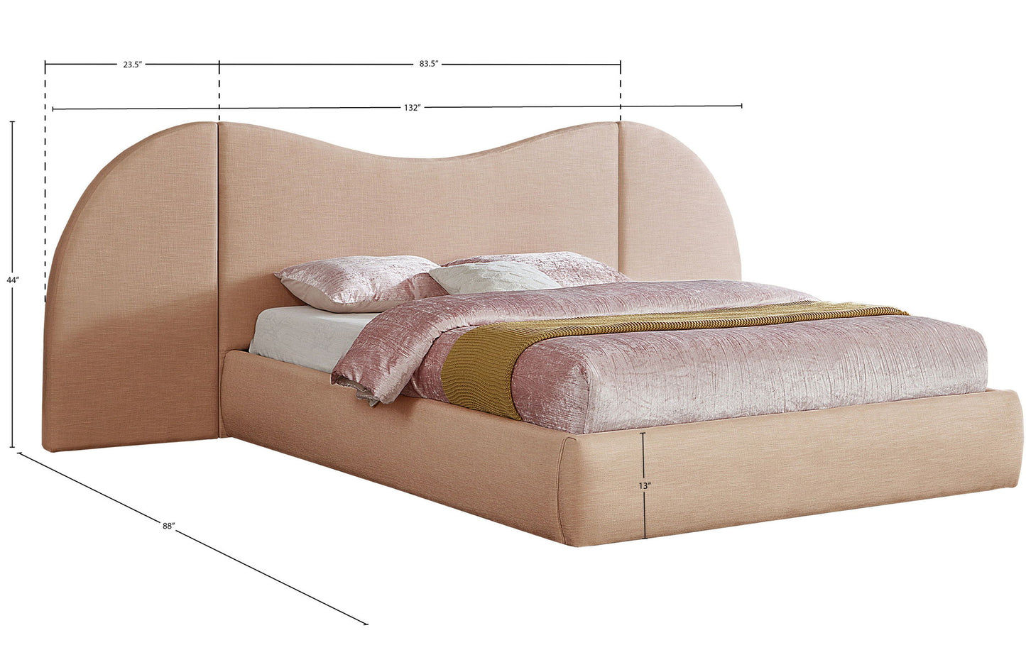 Everest - Linen Fabric Bed