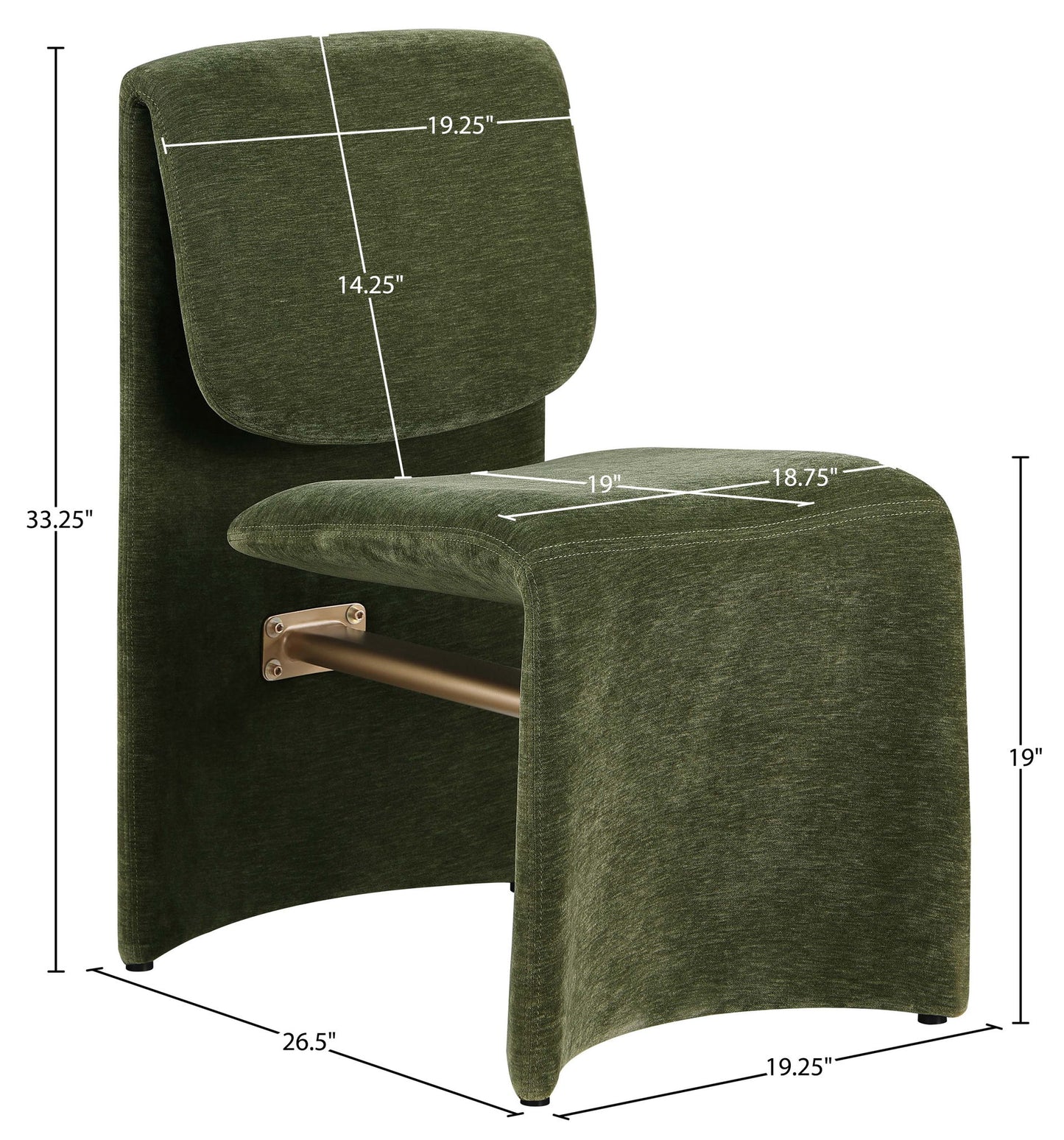 Slique - Performance Fabric Upholstered Dining Chair (Set of 2)