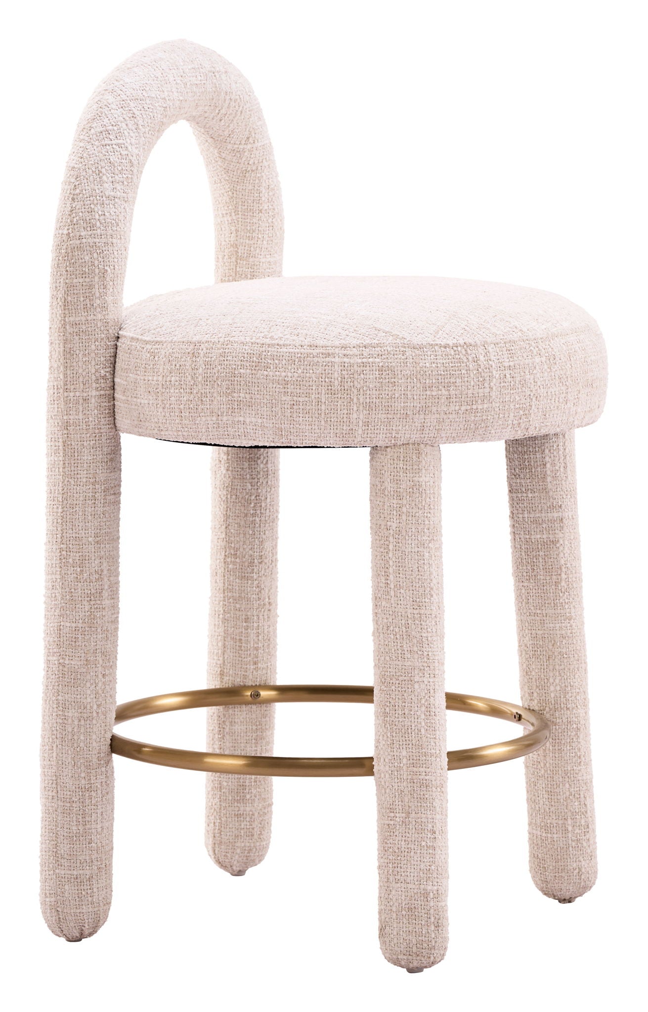Curco - Counter Stool (Set of 2) - Gray
