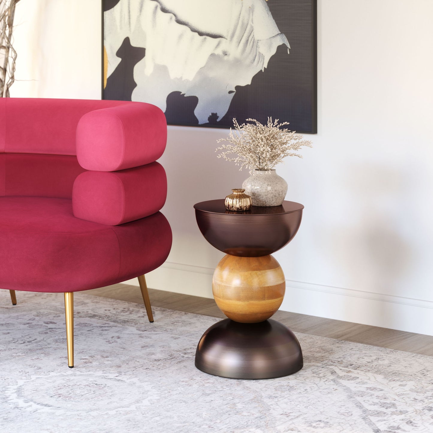 Tripoli - Side Table - Bronze