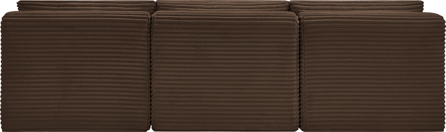 Shaggy - 3 Seat Modular Armless Sofa