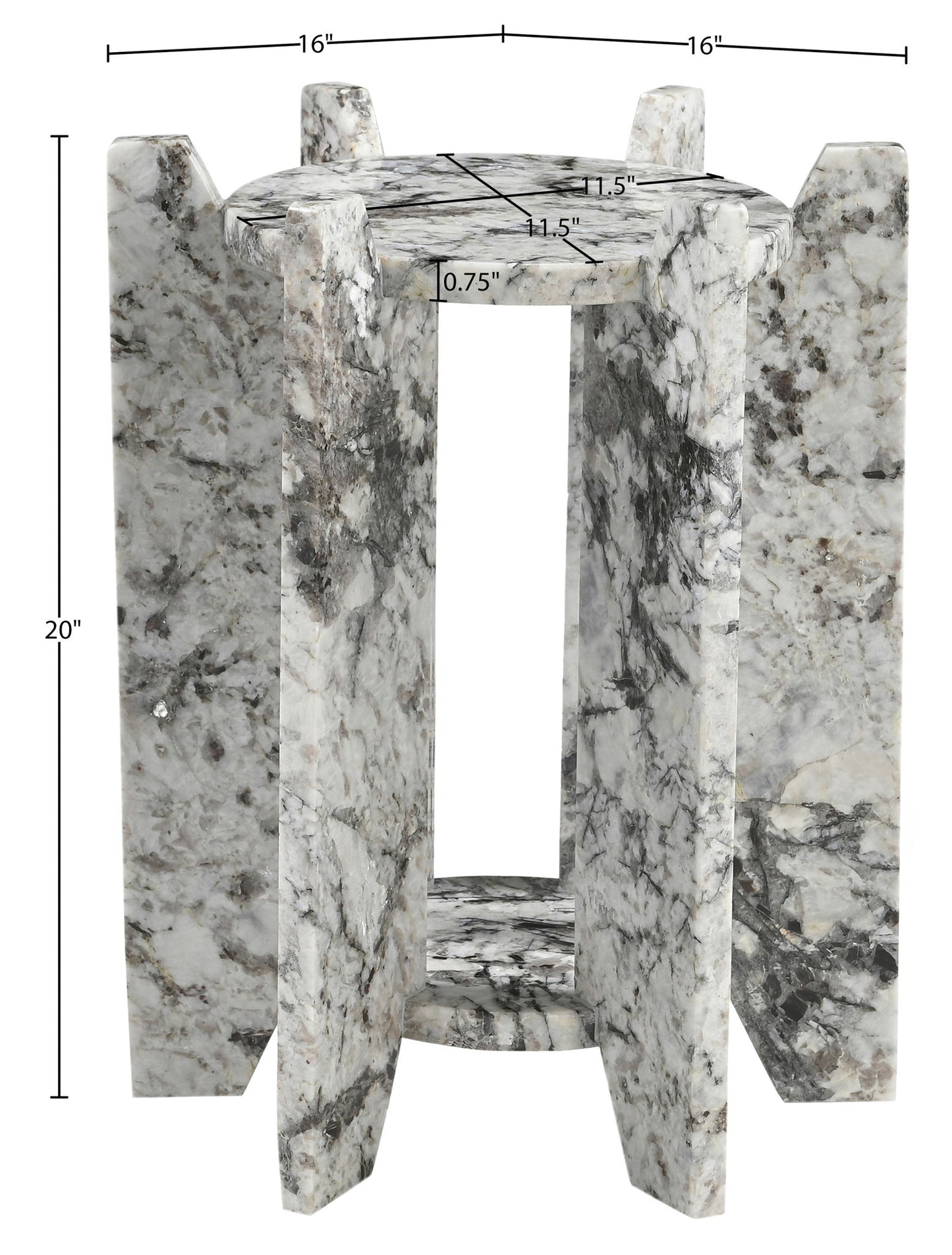 Soriano - Genuine Marble Table