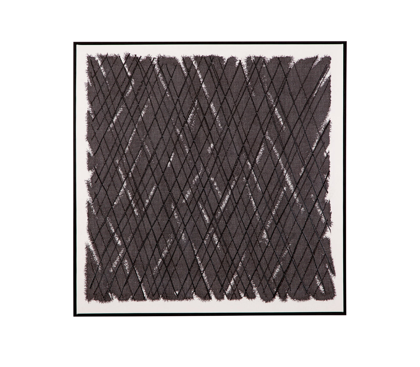 Ganesha Canvas Art - Black