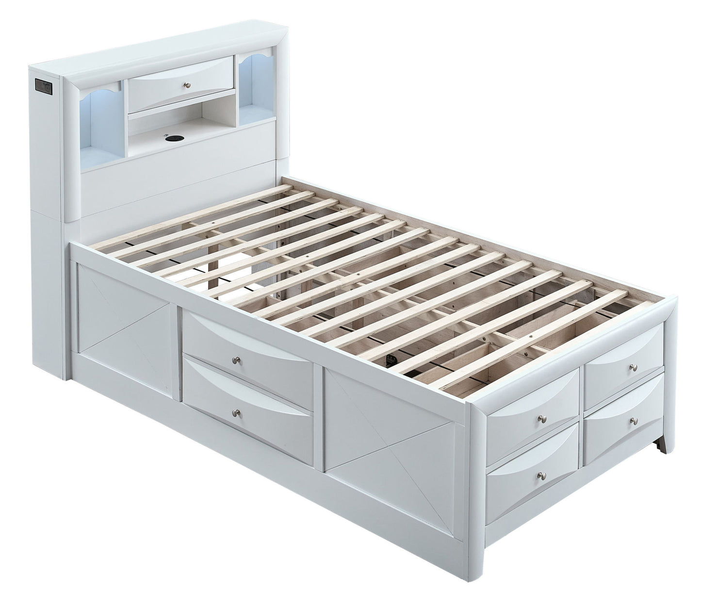 Glory Furniture - Marilla - Storage Bed With Lighting