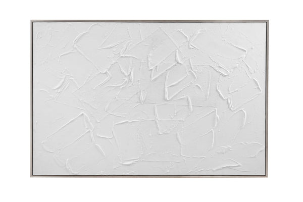 Paradisio Framed Canvas - White